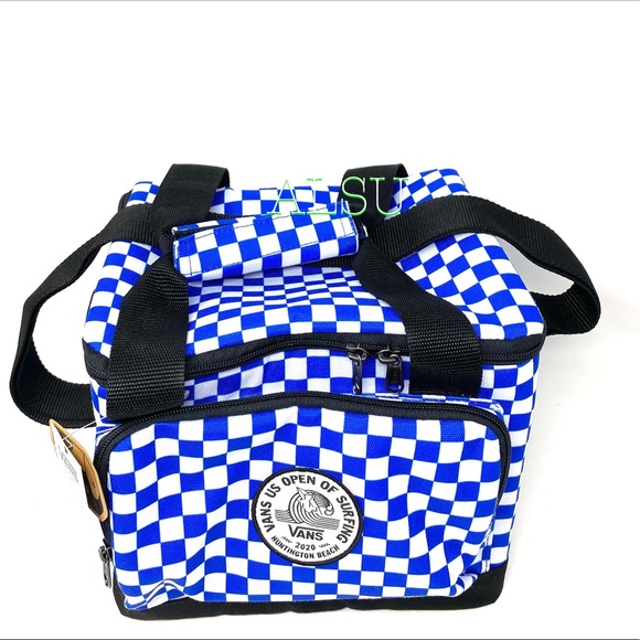 VANS VUSO Cooler Checkerboard Blue White - Picture 2 of 12